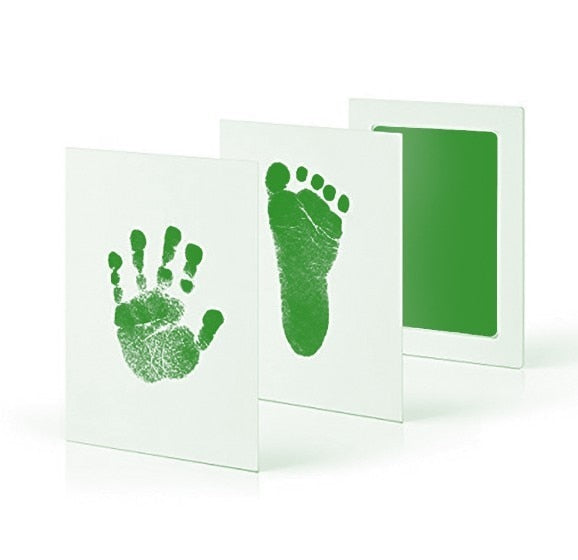 Newborn Baby Footprints Handprint Ink Pads Kits for DIY Photo Frame