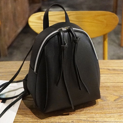 Hot Selling Fashion Women's Backpack PU Leather Rucksack Travel Colorful