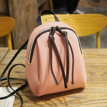 Hot Selling Fashion Women's Backpack PU Leather Rucksack Travel Colorful