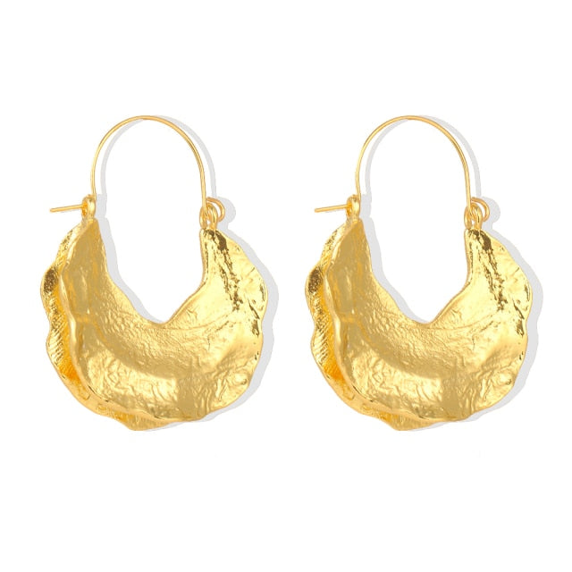 FNIO Fashion Vintage Earrings For Women Big Geometric