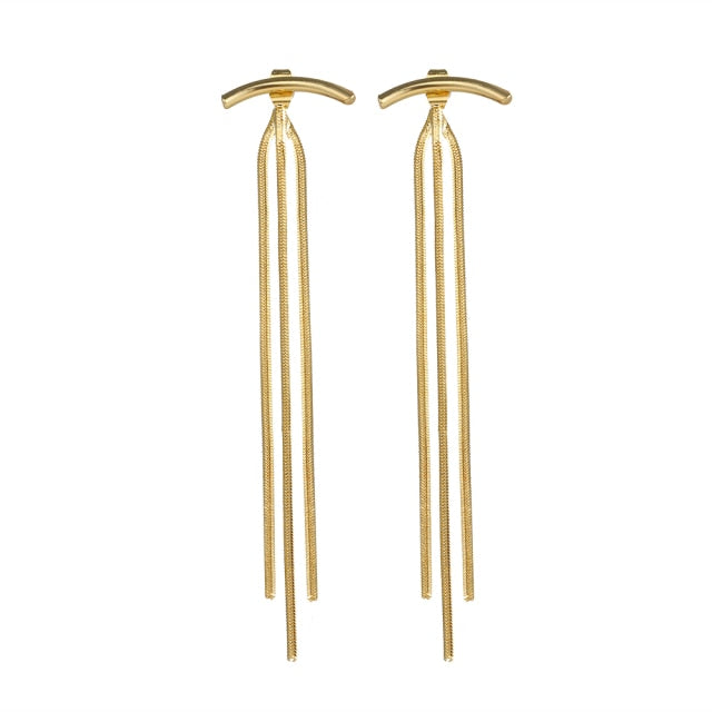 FNIO Fashion Vintage Earrings For Women Big Geometric