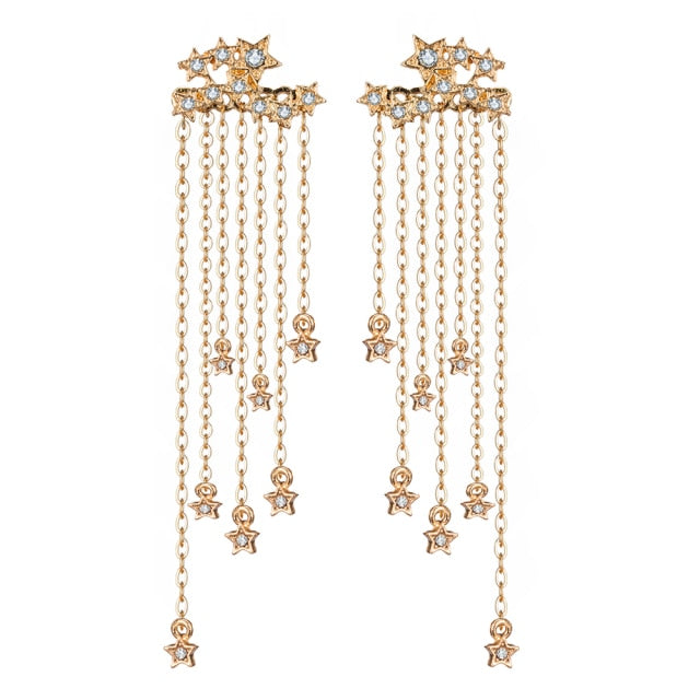 FNIO Fashion Vintage Earrings For Women Big Geometric