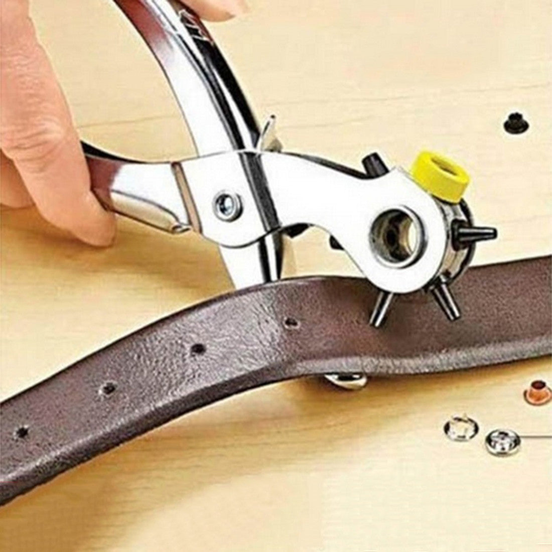 Useful Multi-function Portable Puncher Heavy Duty Leather Hole Punch - Shopy Max