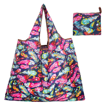 BIG Eco-Friendly Folding Shopping Bag Reusable Portable Shoulder