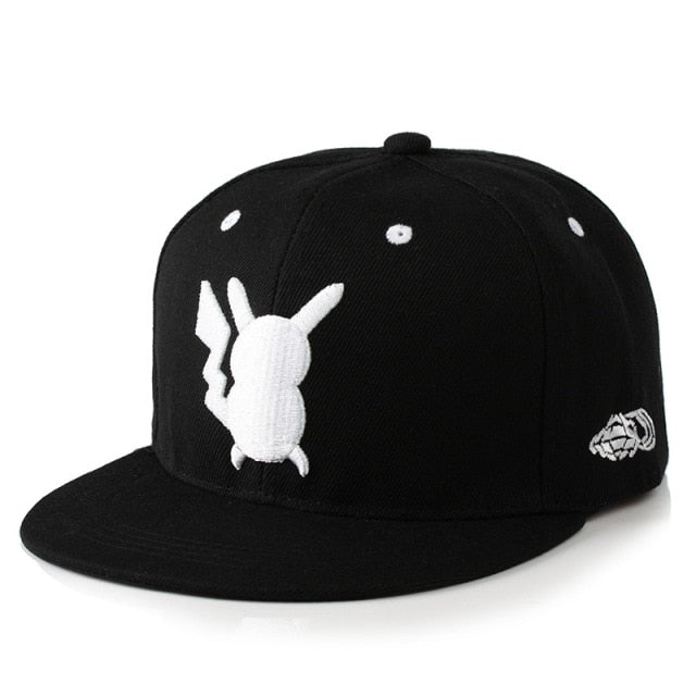 Pokemon Pikachu baseball cap peaked cap cartoon anime character flat brim