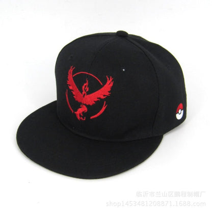 Pokemon Pikachu baseball cap peaked cap cartoon anime character flat brim