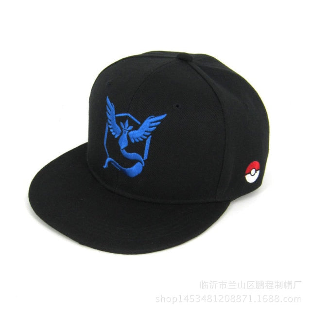 Pokemon Pikachu baseball cap peaked cap cartoon anime character flat brim