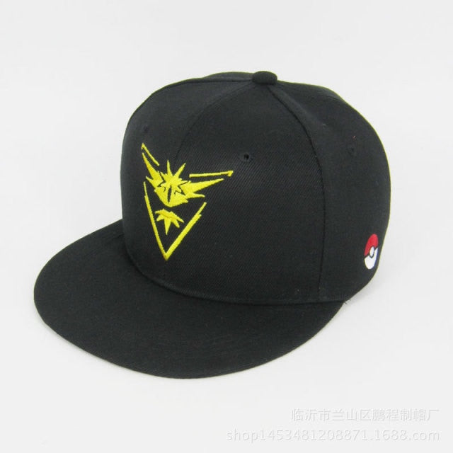Pokemon Pikachu baseball cap peaked cap cartoon anime character flat brim