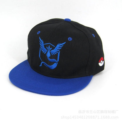 Pokemon Pikachu baseball cap peaked cap cartoon anime character flat brim