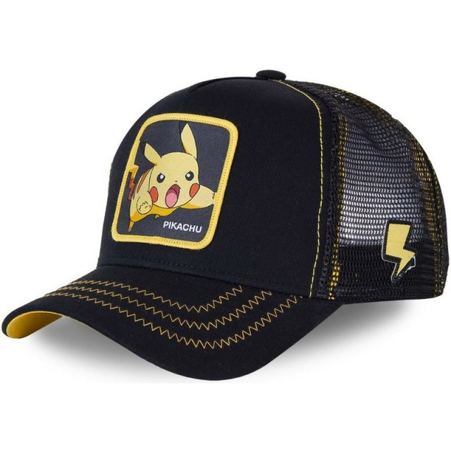 Pokemon Pikachu baseball cap peaked cap cartoon anime character flat brim