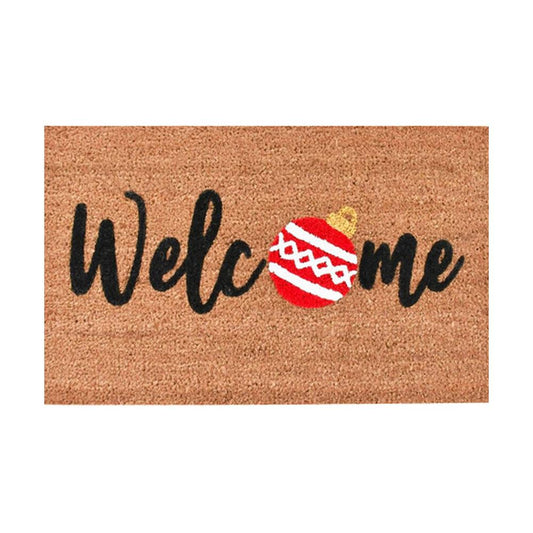 Coir Welcome Mats Entrance Door Floor Non-slip Mat Foot Pad Home Carpet For Hallway Bath Kitchen