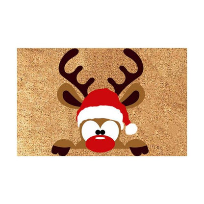 Coir Welcome Mats Entrance Door Floor Non-slip Mat Foot Pad Home Carpet For Hallway Bath Kitchen
