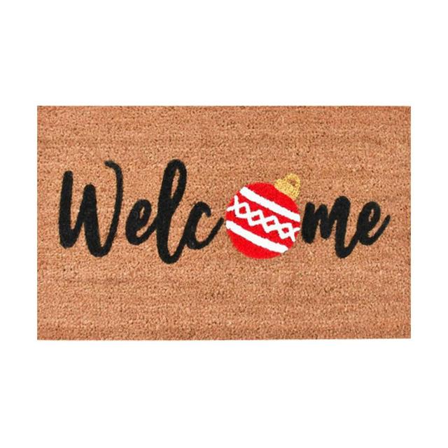 Coir Welcome Mats Entrance Door Floor Non-slip Mat Foot Pad Home Carpet For Hallway Bath Kitchen