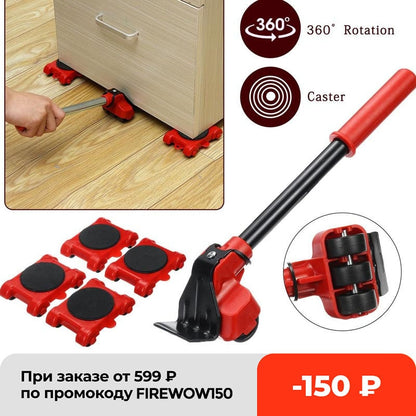 Heavy Duty Furniture Lifter Transport Tool Furniture Mover set