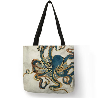 Japanese Ukiyoe Design Causal Women Handbag Crane Designer