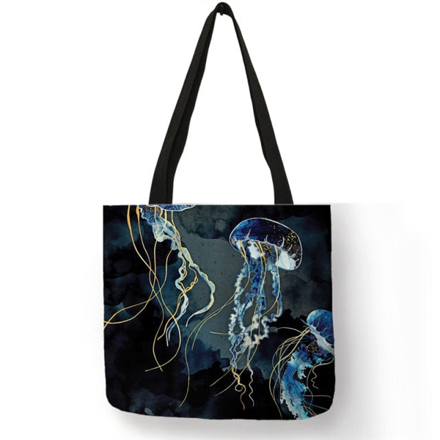 Japanese Ukiyoe Design Causal Women Handbag Crane Designer