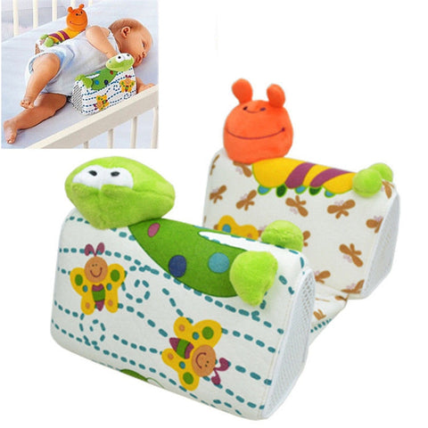 Baby Infant Newborn Cute Frog Cartoon Anti Roll Pillow Sleep Positioner Prevent Flat