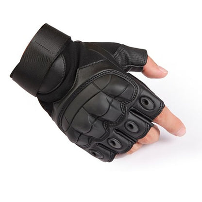 Touch Screen Tactical Gloves PU Leather Army Military Combat Airsoft