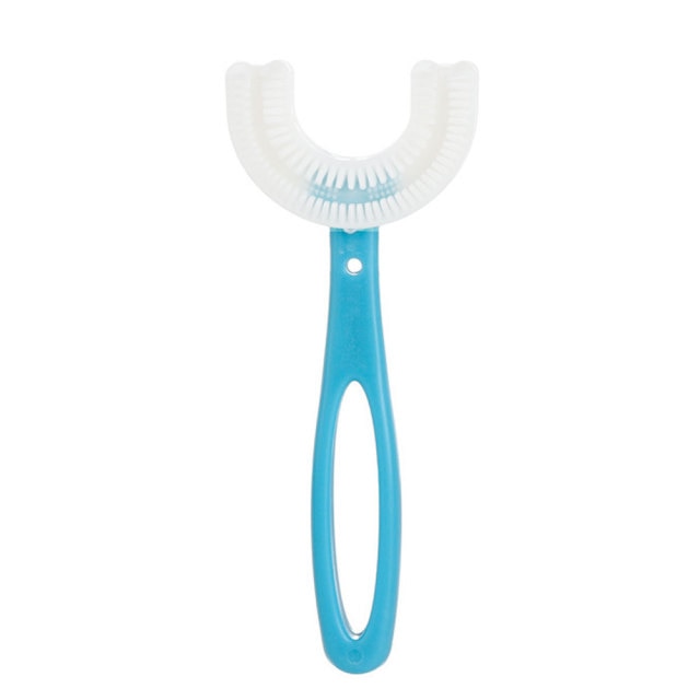Kids Toothbrush Infant Toothbrush with Handle Silicone Oral Care Cleaning Brush for Toddlers Ages 2-12