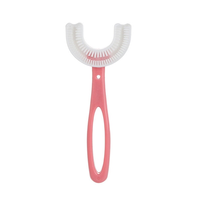 Kids Toothbrush Infant Toothbrush with Handle Silicone Oral Care Cleaning Brush for Toddlers Ages 2-12