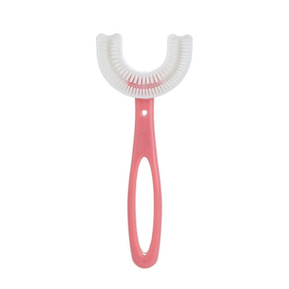 Kids Toothbrush Infant Toothbrush with Handle Silicone Oral Care Cleaning Brush for Toddlers Ages 2-12
