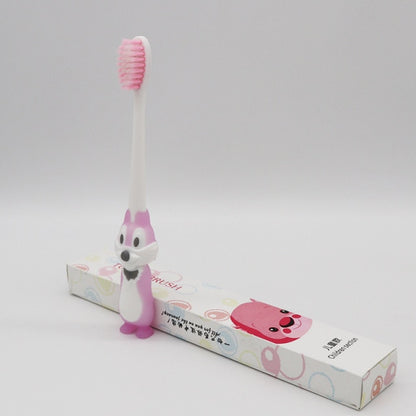Kids Toothbrush Infant Toothbrush with Handle Silicone Oral Care Cleaning Brush for Toddlers Ages 2-12