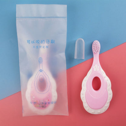 Kids Toothbrush Infant Toothbrush with Handle Silicone Oral Care Cleaning Brush for Toddlers Ages 2-12
