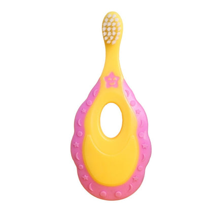 Kids Toothbrush Infant Toothbrush with Handle Silicone Oral Care Cleaning Brush for Toddlers Ages 2-12