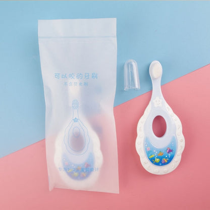 Kids Toothbrush Infant Toothbrush with Handle Silicone Oral Care Cleaning Brush for Toddlers Ages 2-12
