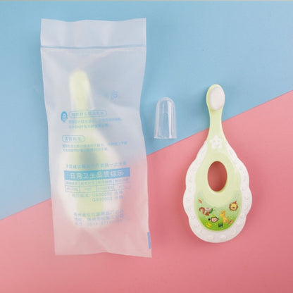 Kids Toothbrush Infant Toothbrush with Handle Silicone Oral Care Cleaning Brush for Toddlers Ages 2-12