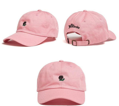 New The Hundreds Dad Hat Flower Rose Embroidered Snapback Baseball Cap Visor Hat Baseball Cap Visor Hat Clothing Accessories