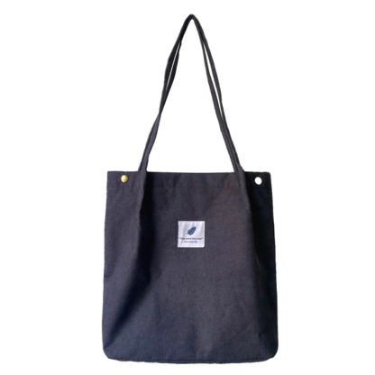 MABULA Casual Foldable Corduroy Shopping Bag High Quality Eco friendly