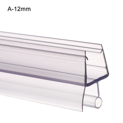 Bath Shower Screen Door Seal Strip 4 to 12mm Rubber Glass Door Weatherstrip