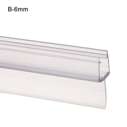 Bath Shower Screen Door Seal Strip 4 to 12mm Rubber Glass Door Weatherstrip