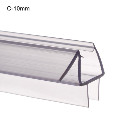 Bath Shower Screen Door Seal Strip 4 to 12mm Rubber Glass Door Weatherstrip