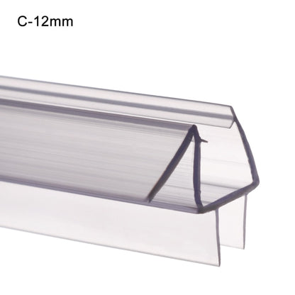 Bath Shower Screen Door Seal Strip 4 to 12mm Rubber Glass Door Weatherstrip