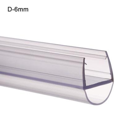 Bath Shower Screen Door Seal Strip 4 to 12mm Rubber Glass Door Weatherstrip