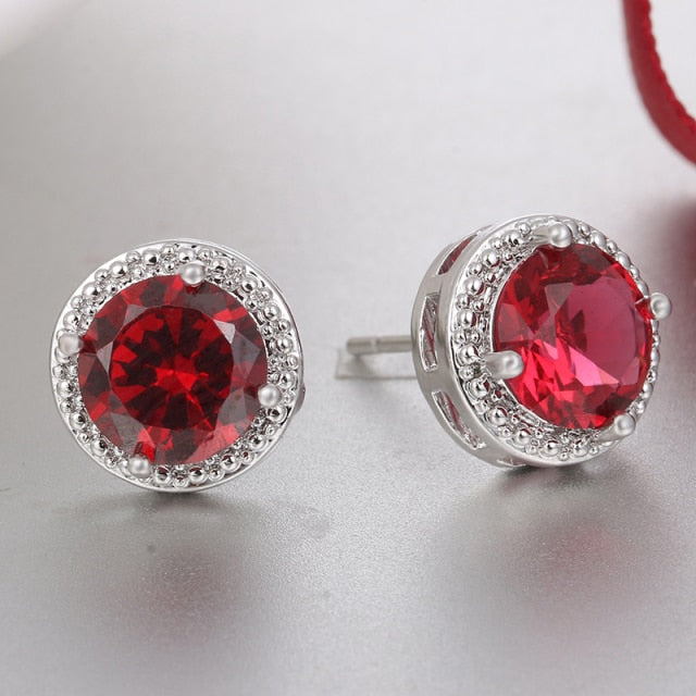 LXOEN Fashion 10 Colors AAA CZ Hoop Earrings For Women Silver