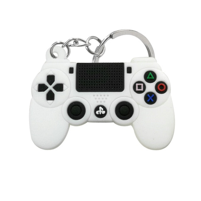 1PCS PVC new style Game Machine Keychain &amp; Keyring Cute Gamepad Joystick