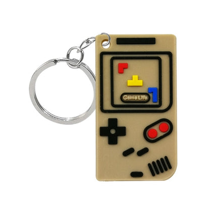 1PCS PVC new style Game Machine Keychain &amp; Keyring Cute Gamepad Joystick