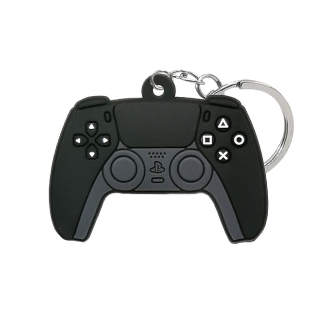 1PCS PVC new style Game Machine Keychain &amp; Keyring Cute Gamepad Joystick