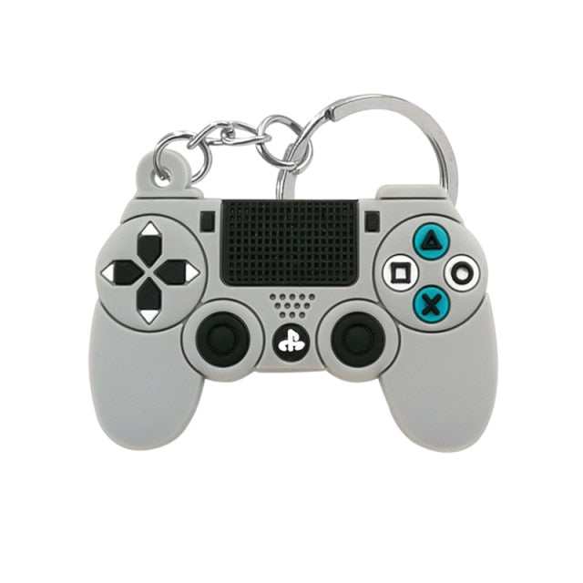 1PCS PVC new style Game Machine Keychain &amp; Keyring Cute Gamepad Joystick
