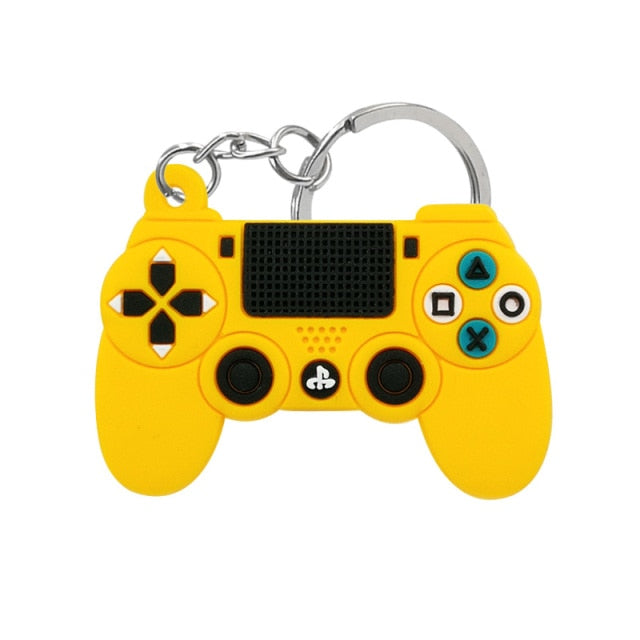 1PCS PVC new style Game Machine Keychain &amp; Keyring Cute Gamepad Joystick