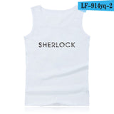 SherLocked Summer West Tank Tops Men Tank Top Men Fitness And Plus Size 221B - Shopy Max