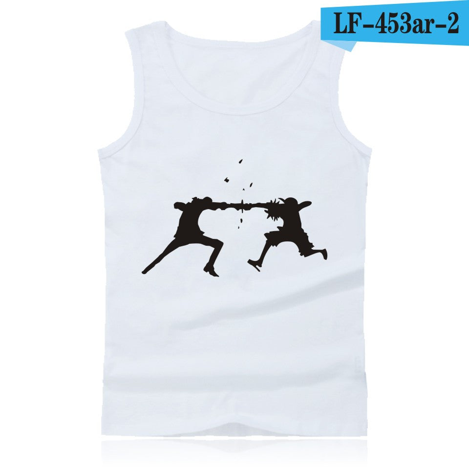 Anime One Piece Luffy And Ace Tank Top Summer Clothes Sexy Tank Tops Men Plus