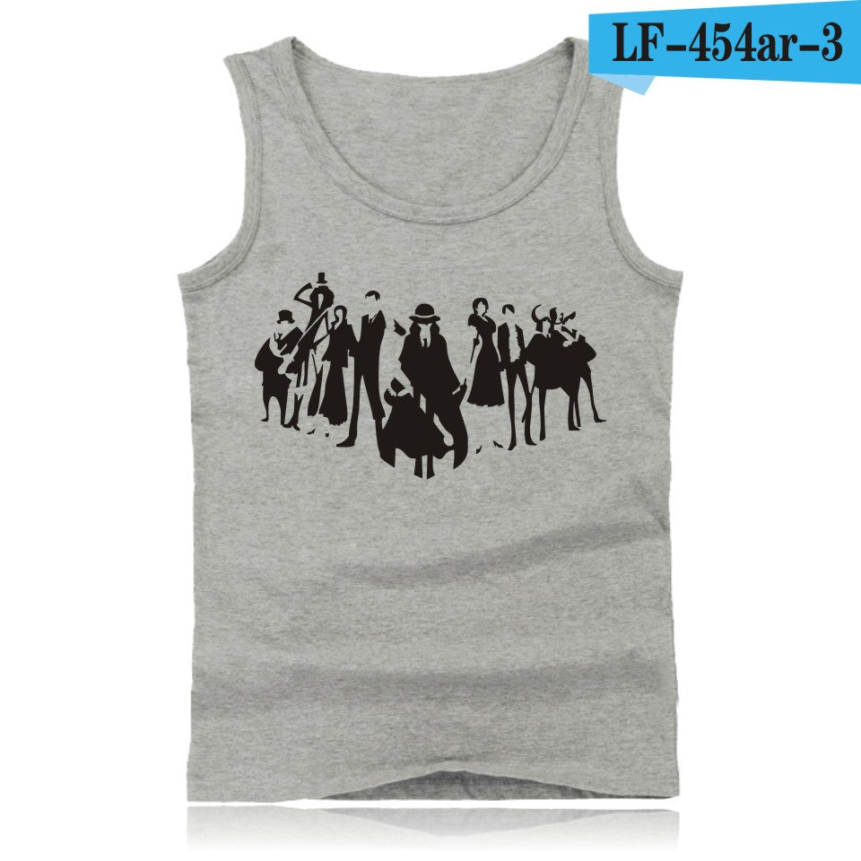 Anime One Piece Luffy And Ace Tank Top Summer Clothes Sexy Tank Tops Men Plus