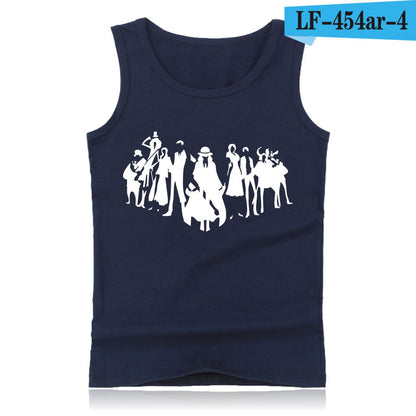 Anime One Piece Luffy And Ace Tank Top Summer Clothes Sexy Tank Tops Men Plus