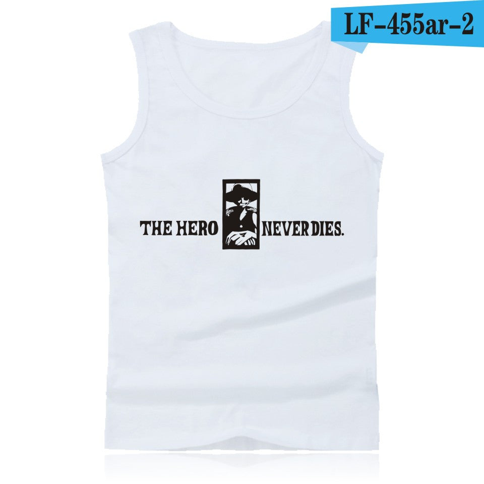 Anime One Piece Luffy And Ace Tank Top Summer Clothes Sexy Tank Tops Men Plus