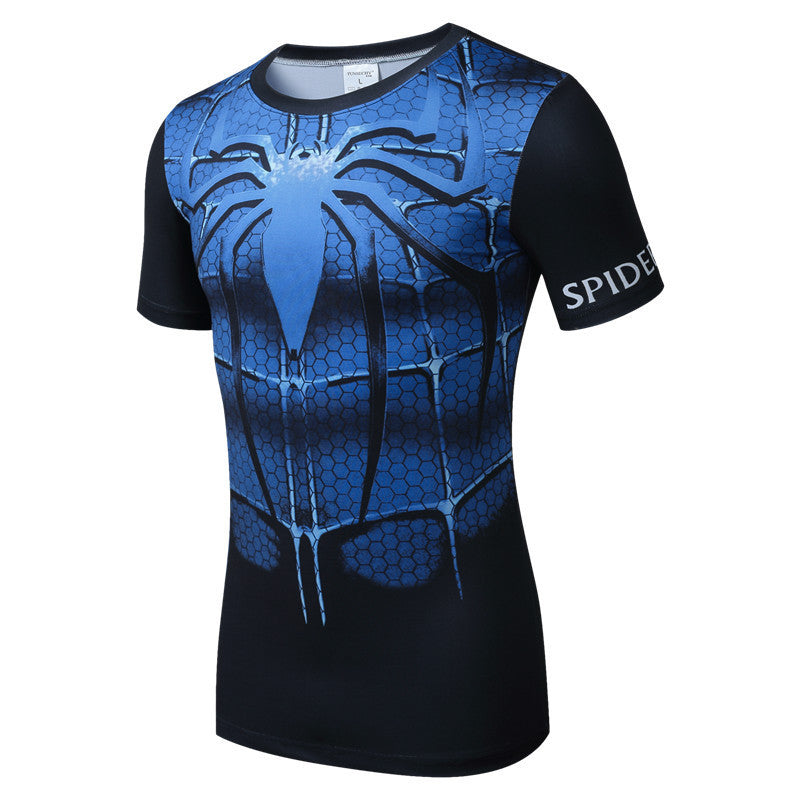Quick Drying Compression Shirt Breathable Bodybuilding T Shirt Men Motion Tight 3D - Shopy Max