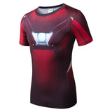 Quick Drying Compression Shirt Breathable Bodybuilding T Shirt Men Motion Tight 3D - Shopy Max